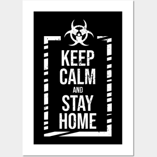 Keep calm and stay home - Funny Quarantine 2020 design Posters and Art